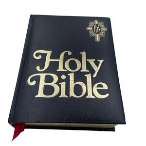 World Catholic Press New American Bible‎ Black Gold Gilded Pope Benedict XVI